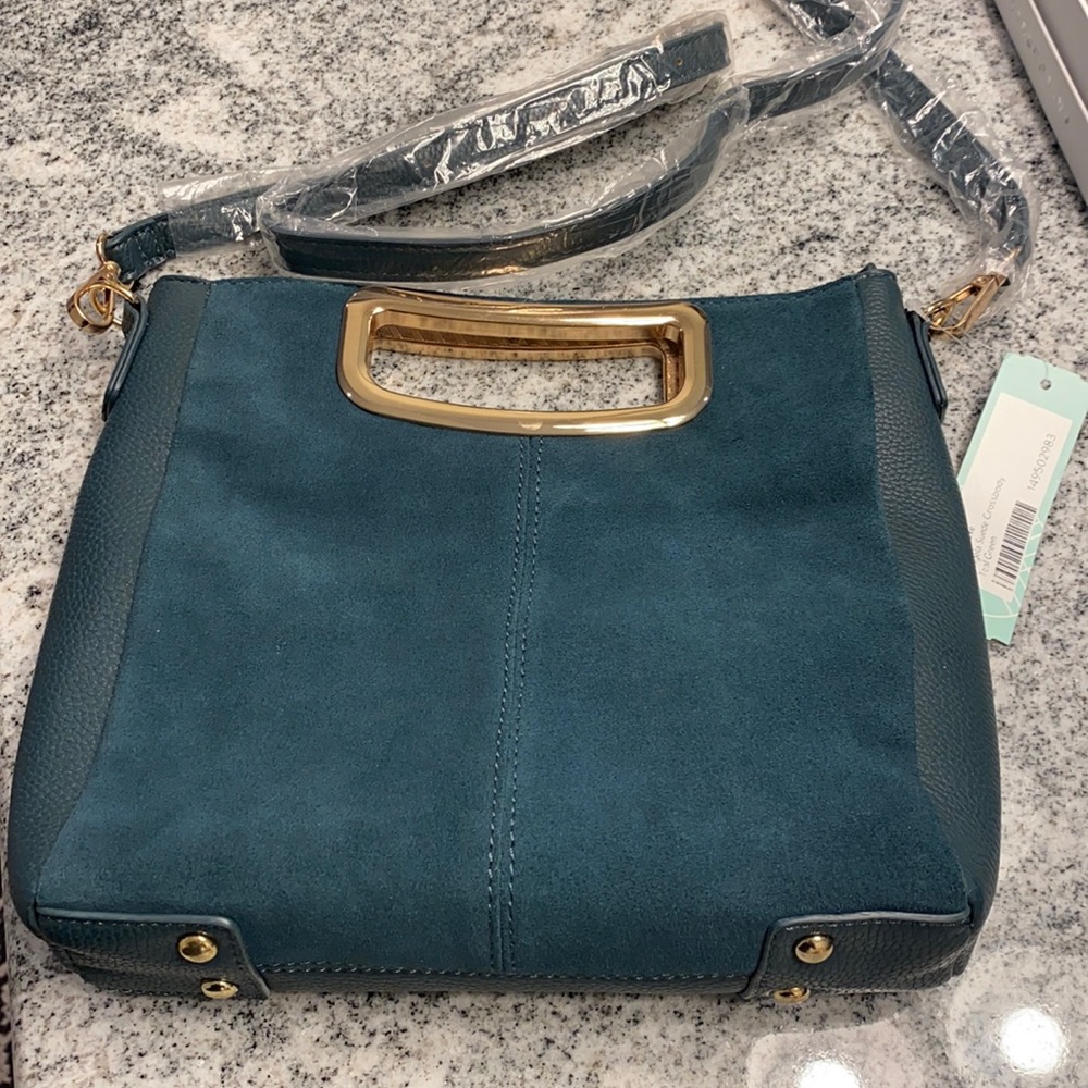 NWT Moda luxe green crossbody bag